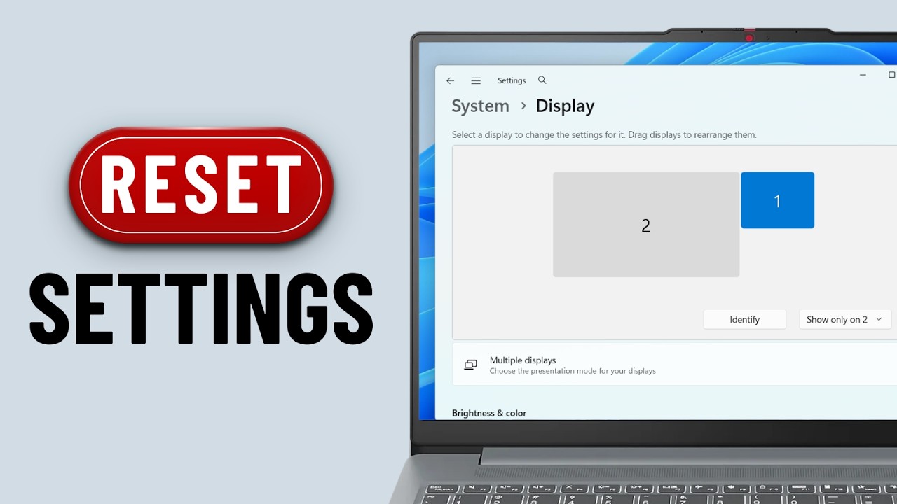 How to Reset Display Settings in Windows 11