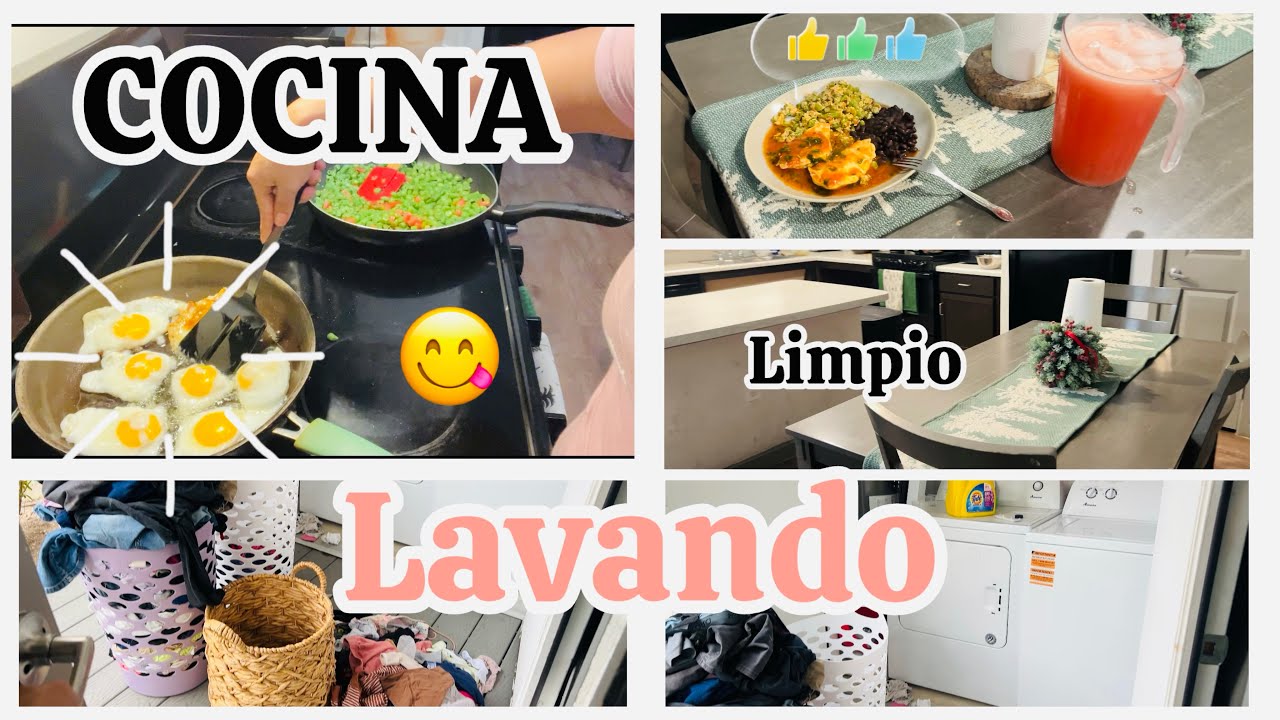 COCINA conmigo una comida SENCILLA🍳🍲DÍA de lavado 🧼 👗🧦👖