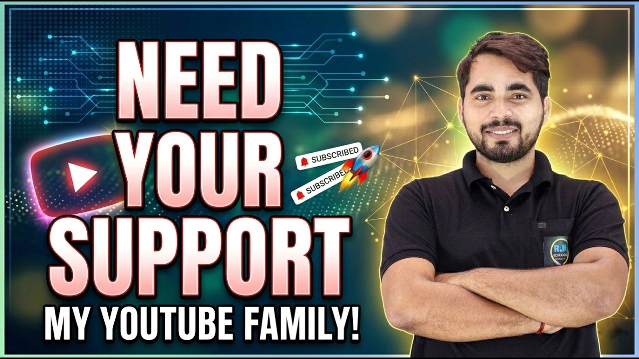 I Need Your Financial Support 💔 | Message to My YouTube Family