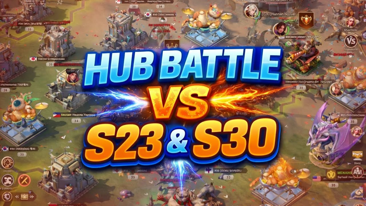 Trade Hub Battle HoF Vs S23 & S30 - Last Z Gameplay