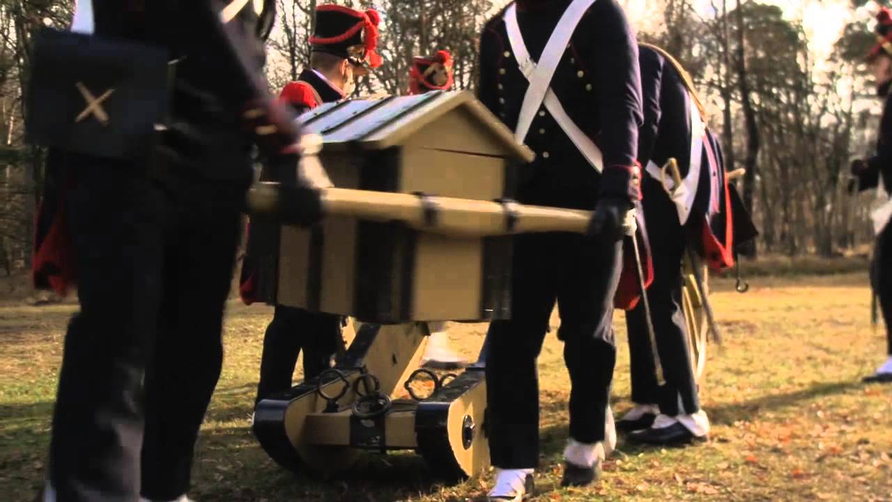 Reconstitution armée napoléonienne : le tir au canon (Système Gribeauval)