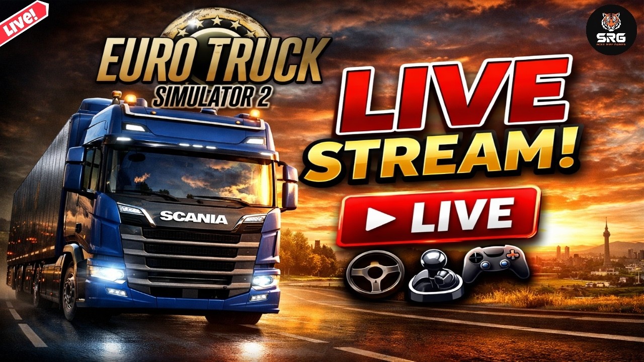 🔴🚛🔴 ETS 2 Tamil Live Streaming | Long Drive + Rain + Night #tamil #ets2