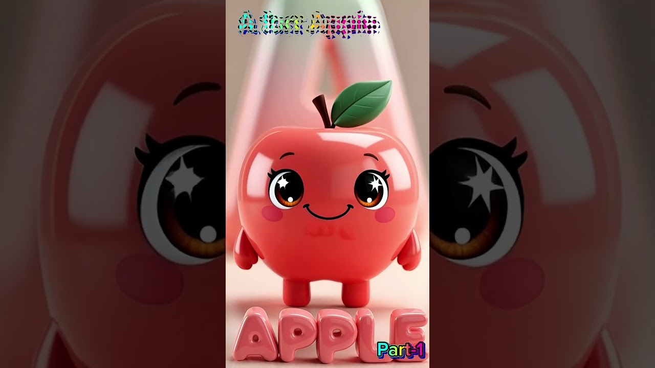 Kids One School Phonics Song with TWO Words   A For Apple   ABC Alphabet Songs with Sounds for Child