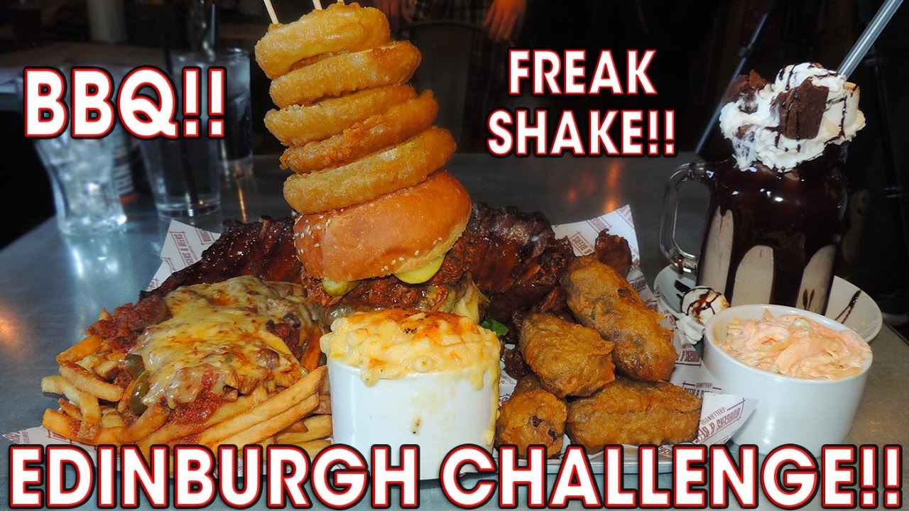 SCOTTISH FOOD CHALLENGE IN EDINBURGH!!