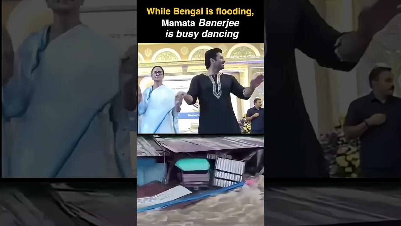 While Bengal Struggles in Floods, Mamata Banerjee Chooses to Dance