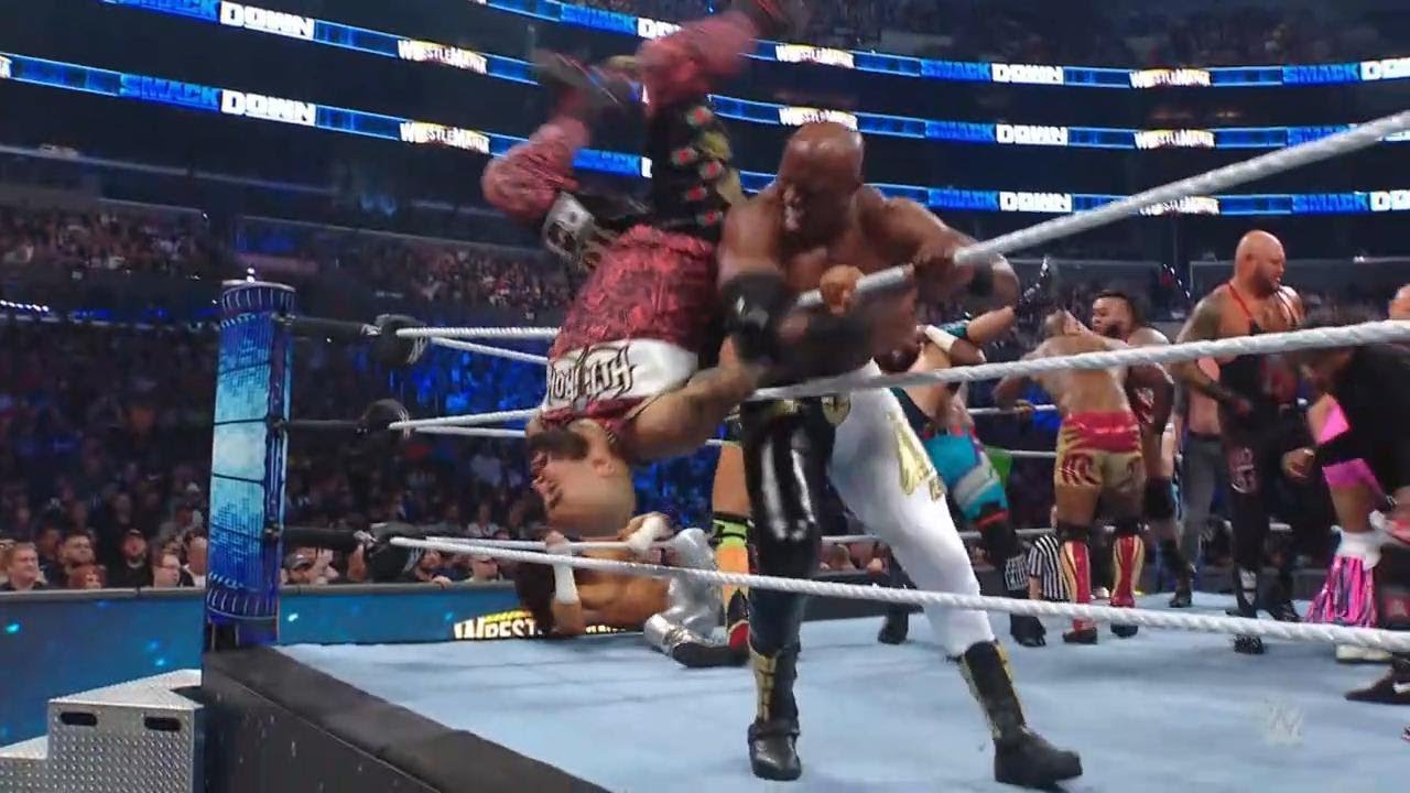WWE 2020's Over The Top Rope Eliminations