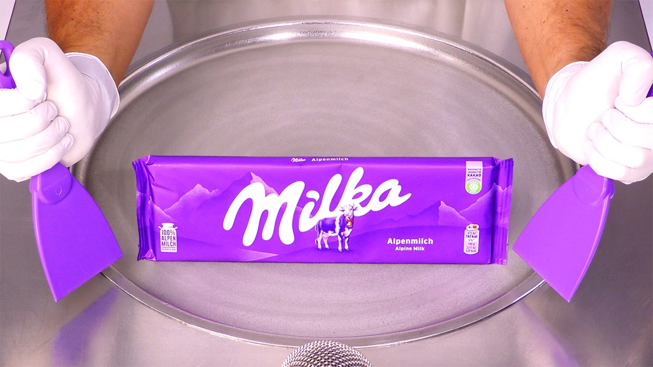 Лучший лайфхак с шоколадным мороженым Milka, который работает! ASMR