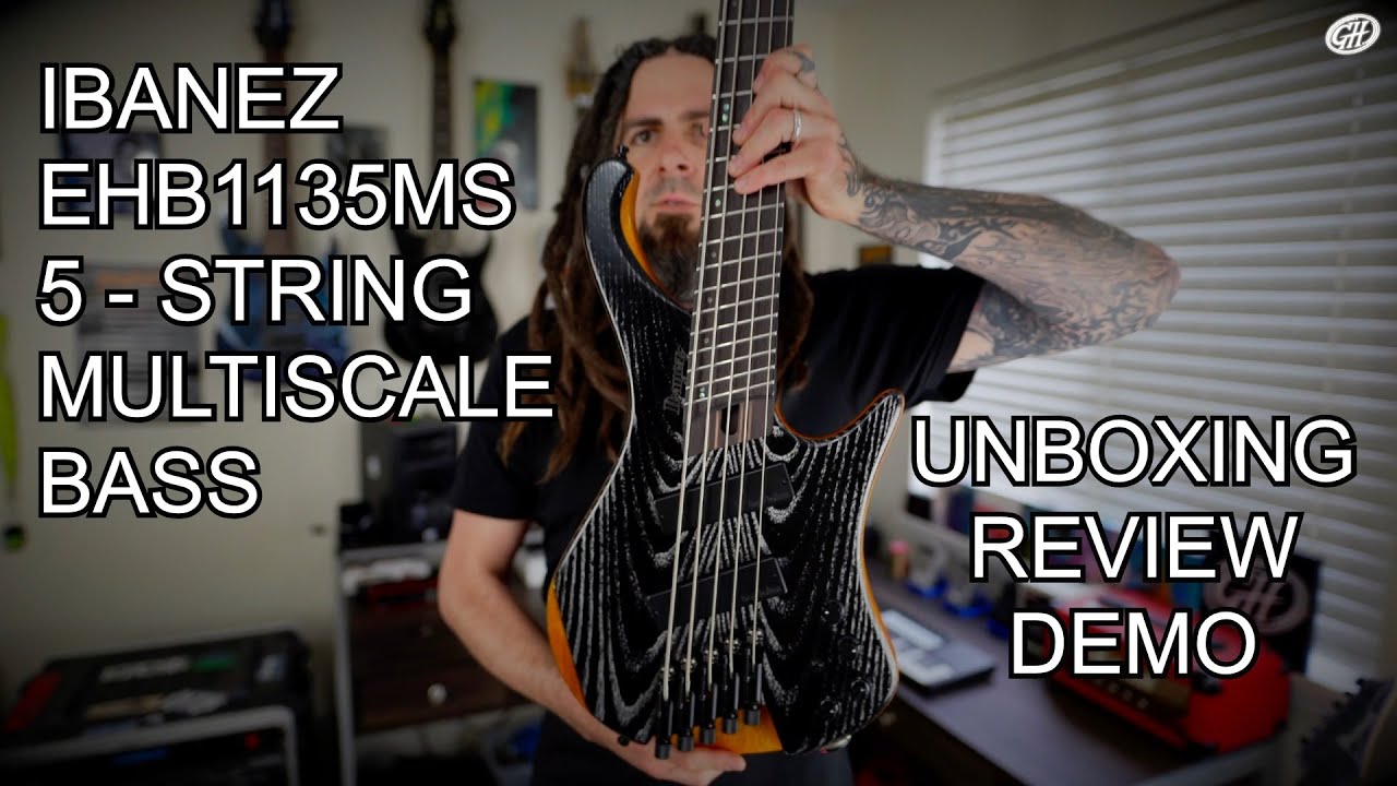 Ibanez EHB1135MS 5 - String Multiscale Bass - Unboxing - Review - Demo