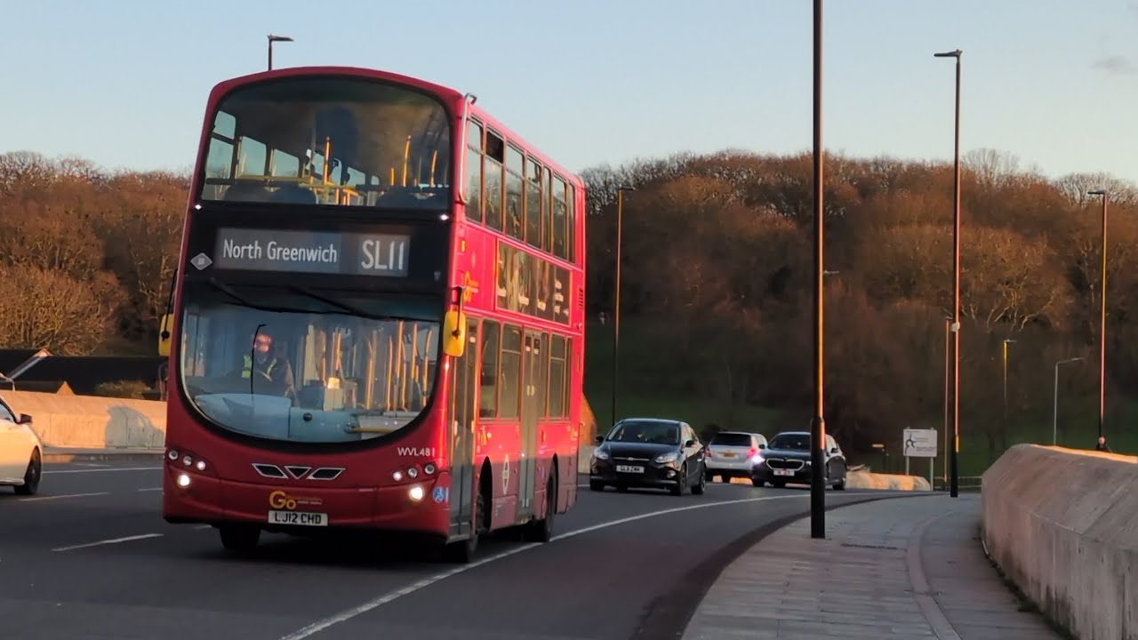 Journey on Wright Gemini 2 B9TL Go Ahead London WVL481 on the route SL11 