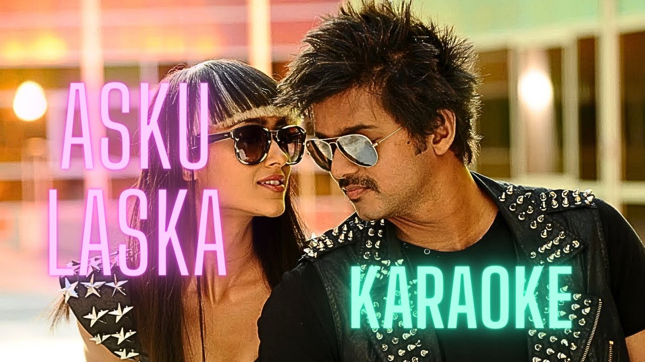 Asku Laska | Karaoke HQ | Harris Jayaraj | Vijay, Ileana | with Lyrics