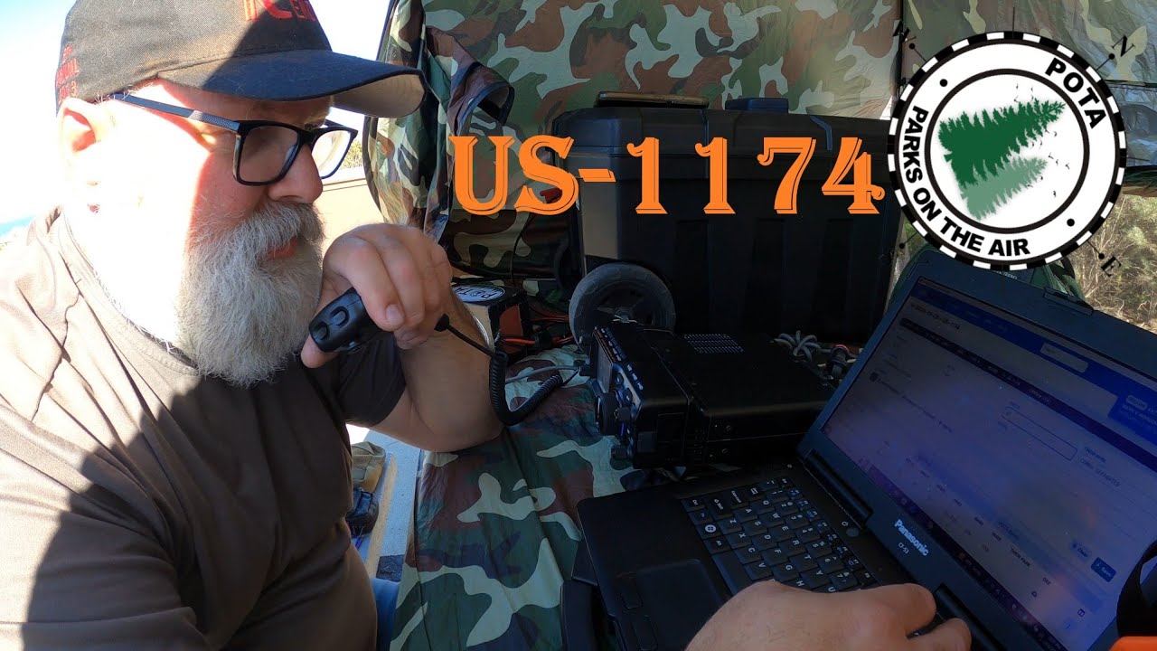 Did a POTA Activation with Harvey KM6YFD at Montana De Oro State Park in California US-1174 60 QSOs