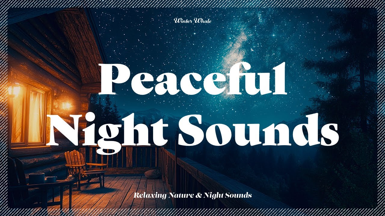 Peaceful Forest Cabin Night Sounds &ndash; Nature Ambience with Fireplace, Owls & Crickets for Deep Sleep