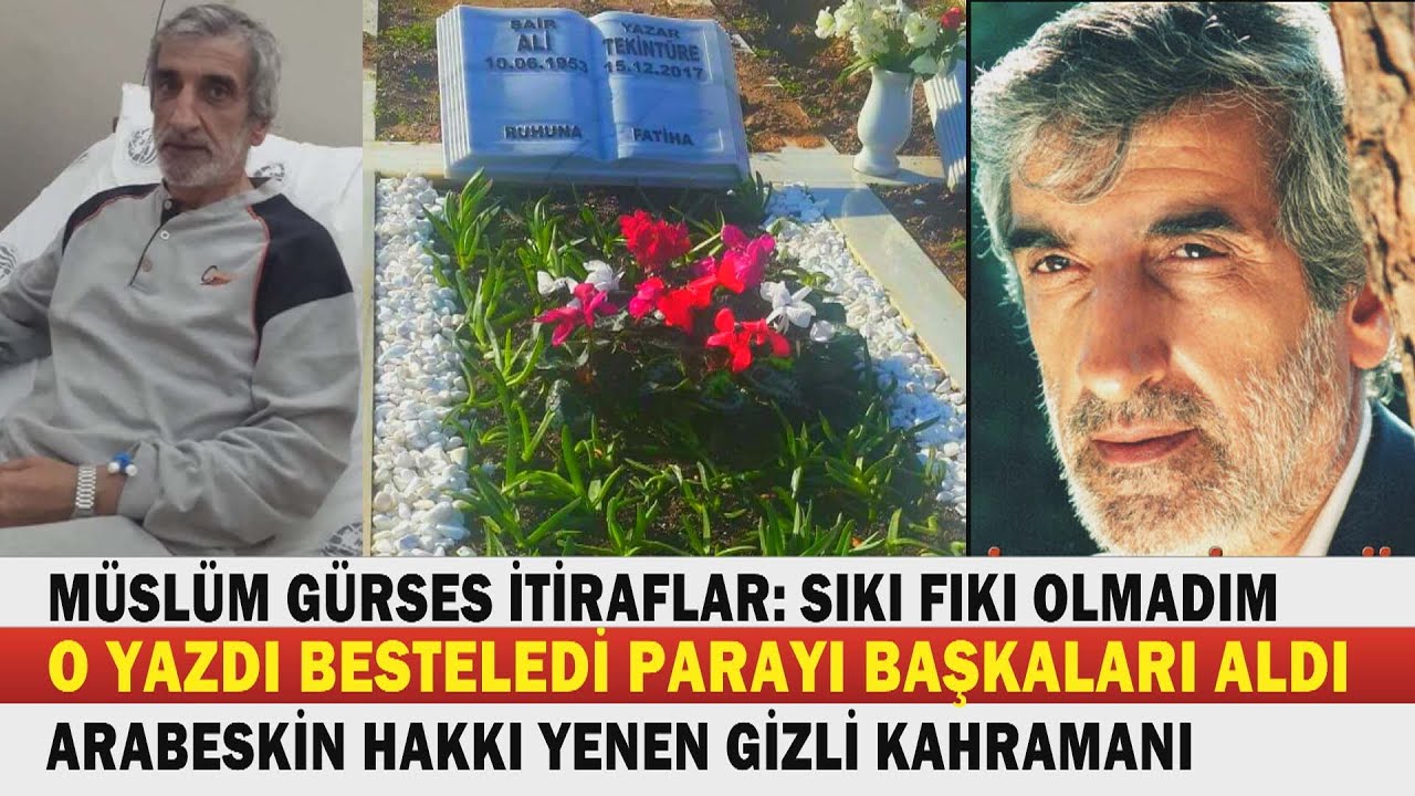 ALİ TEKİNTÜRE; Bergen'i Müslüm'ü Zirveye Taşıyan Hakkı Yenen Usta.  