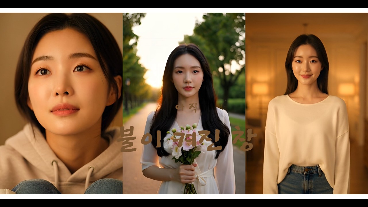 [MV][제목-아직 불이 켜진 창] 내 청춘의 자화상...#뮤직비디오 #발라드 #ai노래