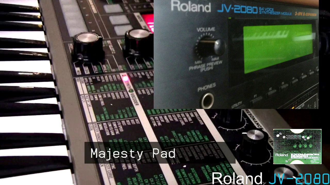 RolandJV-2080 +  SR-JV80-04 Vintage Expansion card - Presets