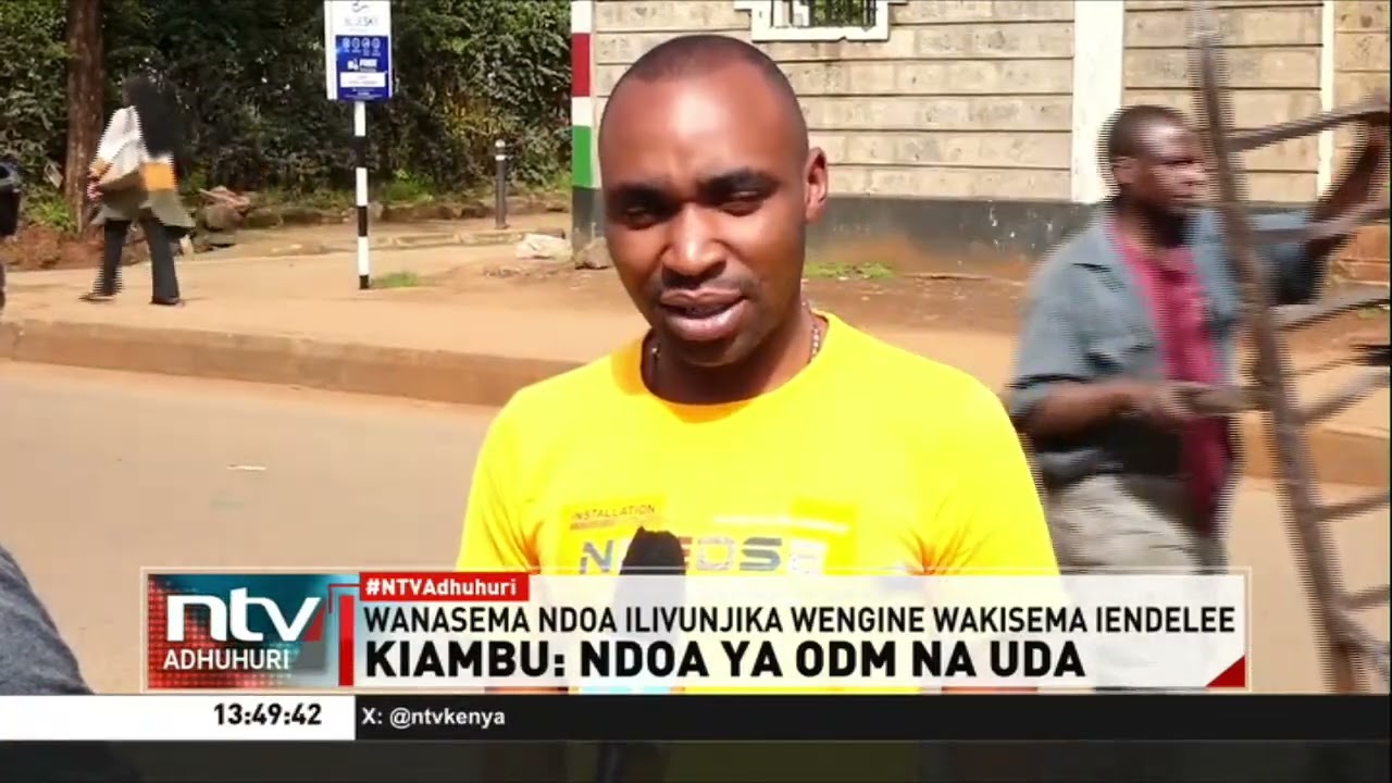 Wakaazi wa Kiambu wafurahia ndoa ya ODM na UDA