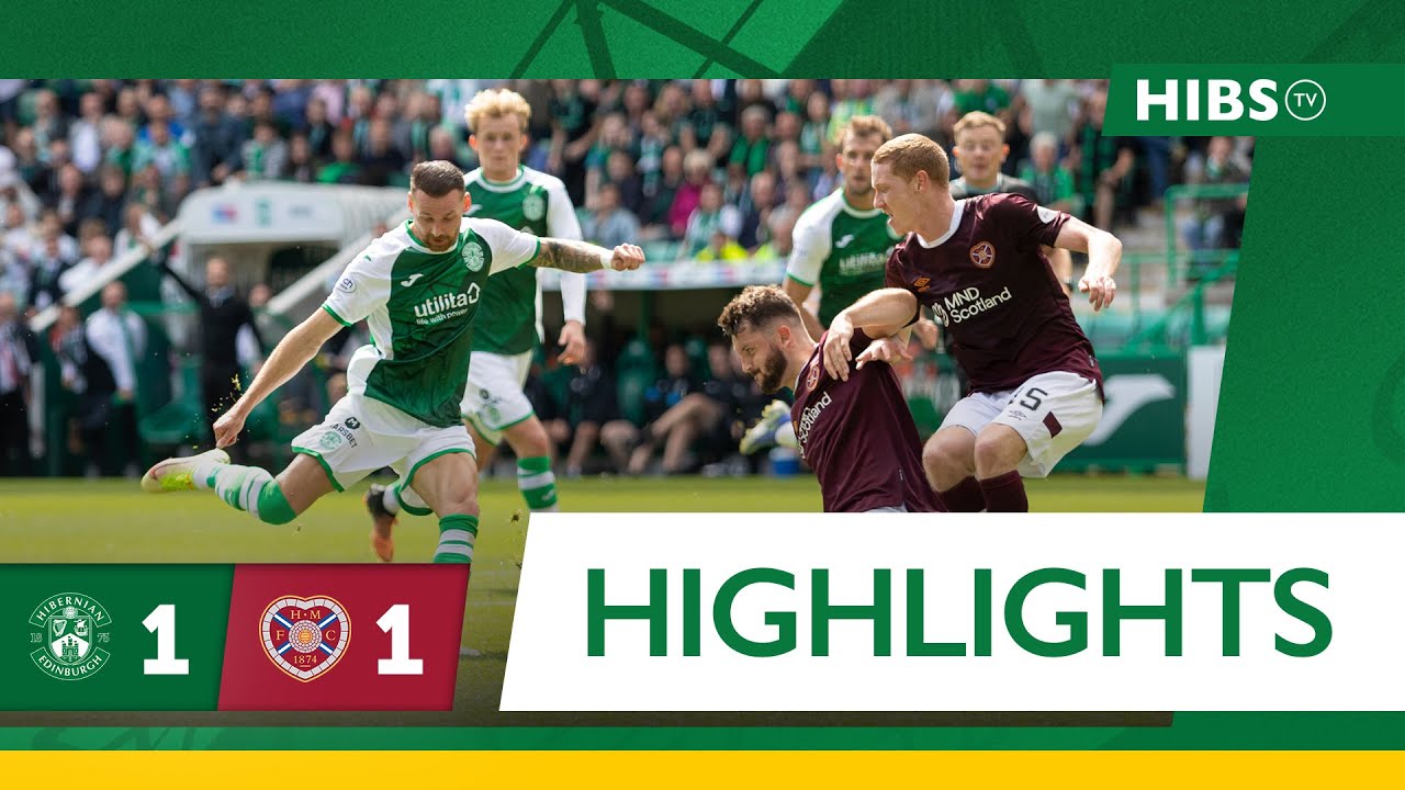 Highlights: Hibernian 1 Hearts 1 | cinch Premiership