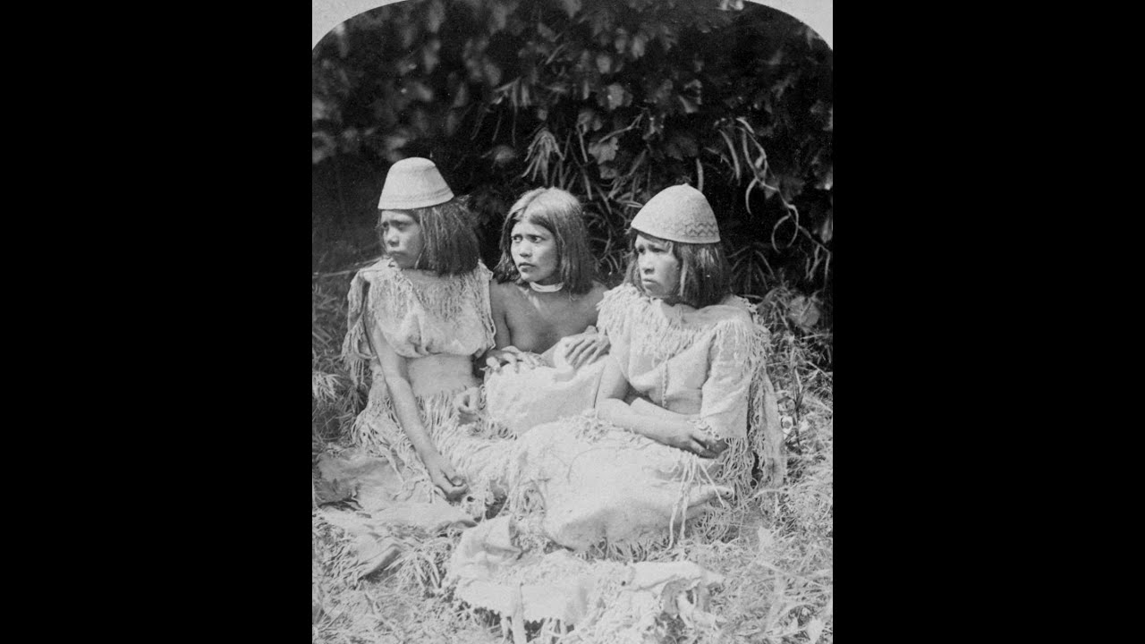 3D Stereoscopic Photographs of Paiute Indians in Las Vegas, Nevada (1870's)