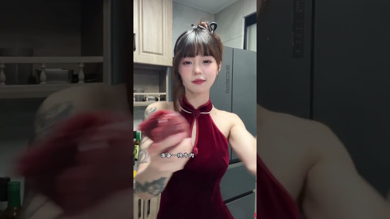 Chinese Girl cooking