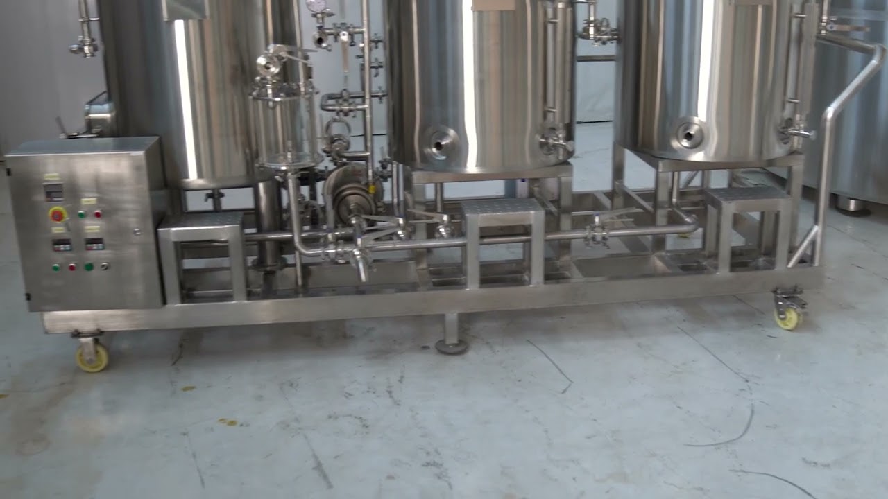 300L Pilot Brewing Cart, Turnkey Solutions Brewery Equipment.