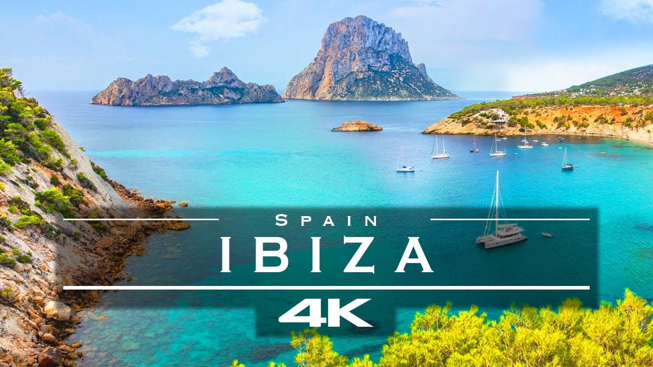 Ibiza, Spain 🇪🇸 - by drone [4K]