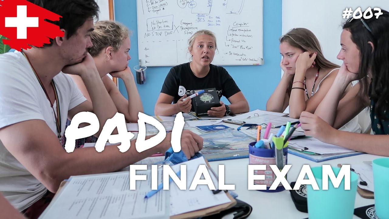 PADI FINAL EXAM (W/ OCANSOUND DIVE SCHOOL) ✍🏻👌🏻 #007 KOH TAO, THAILAND