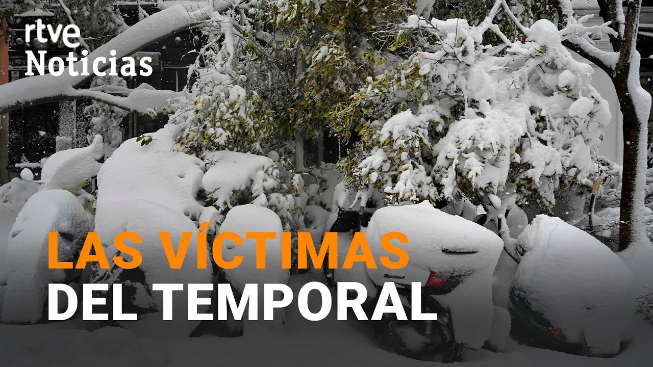 El temporal deja TRES MUERTOS, diez provincias en ALERTA ROJA y colapsa Madrid | RTVE