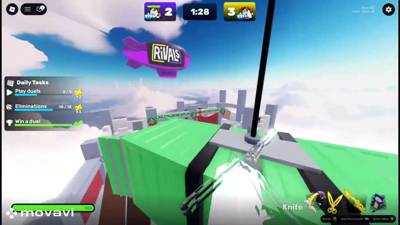 Knife clip #roblox #rivals #edit #clips #acido lll