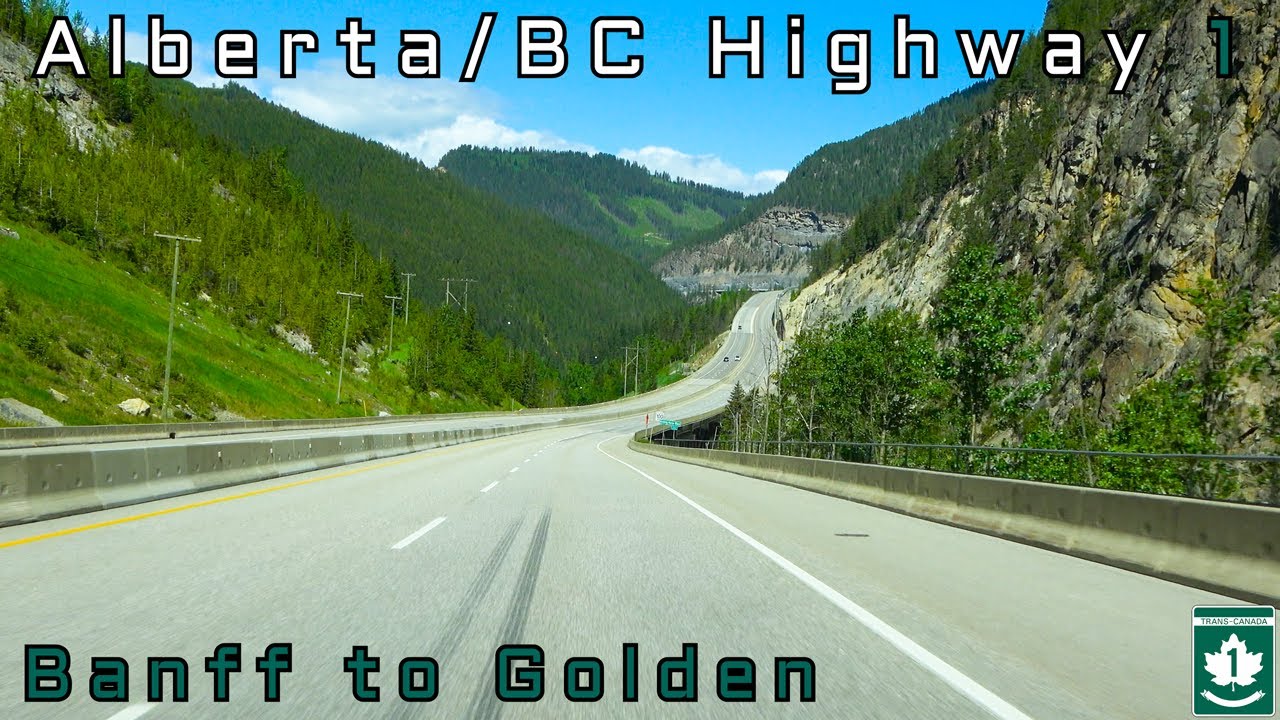 Trans-Canada Highway 1 WB - Banff, AB to Golden, BC - Banff/Yoho National Park
