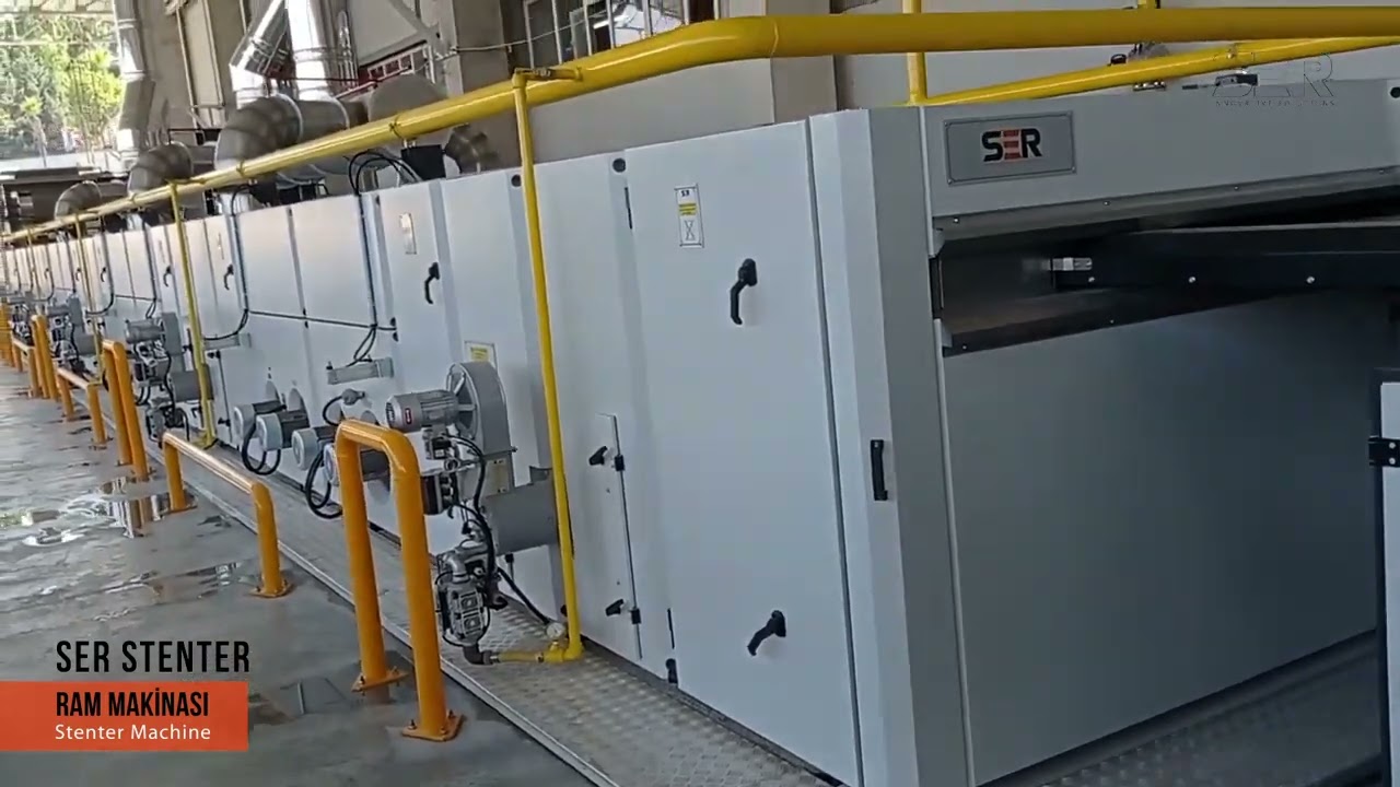 SER Stenter Ram Makinesi / SER Stenter Machine #termopartners #textileindustry #termo #machine #ser