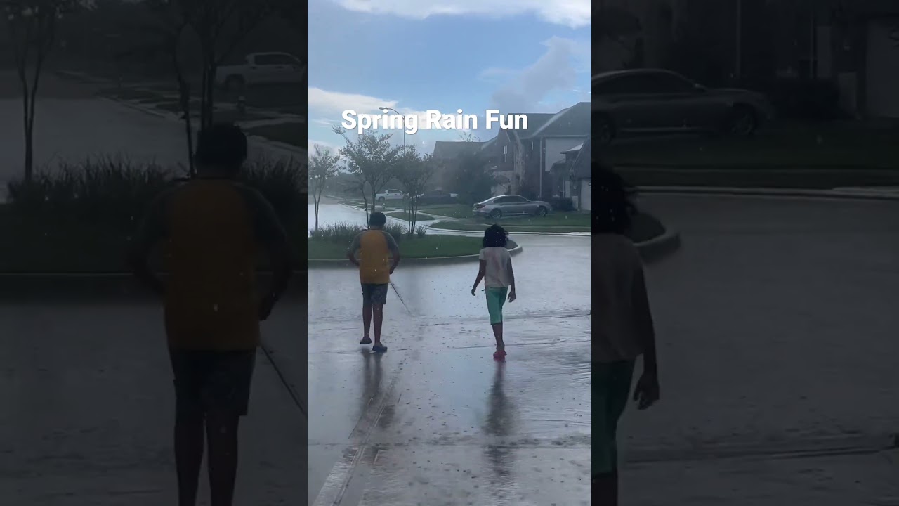 #spring #rain #fun #kids #childhood #children #siblings #brother #sister