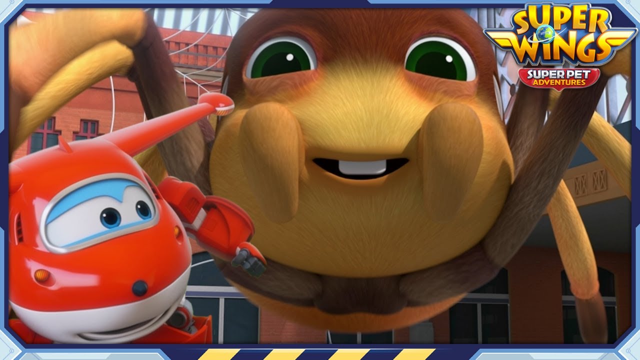 [SUPERWINGS7] How to Train Your Spider | Superwings Superpet Adventures  | Super Wings | S7 EP24