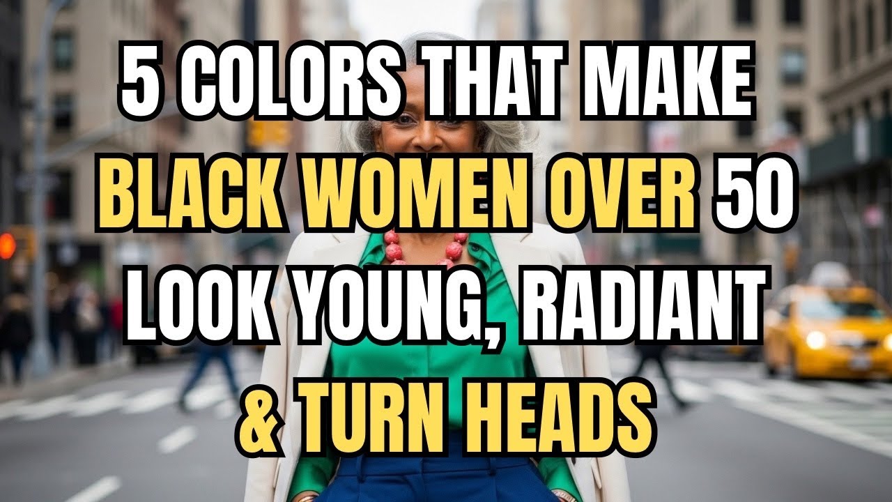 5 TOP COLORS COMBOS FOR BLACK WOMEN OVER 50 LOOKS RICH  & ELEGANT