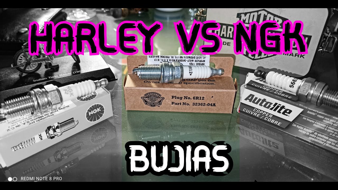 Bujias Harley VS NGK (comparativa)