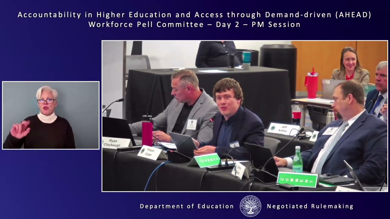 Accountability in Higher Ed and Access through Demand-driven Workforce Pell, Session 2, 01/06/26 PM