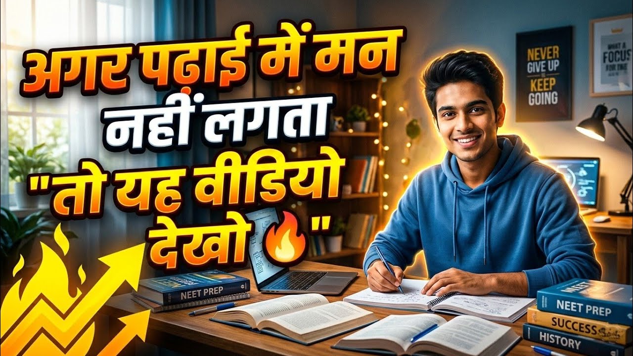 Motivational video for study 🔥 | अगर पढ़ाई में मन नहीं लगता तो यह वीडियो देखो 