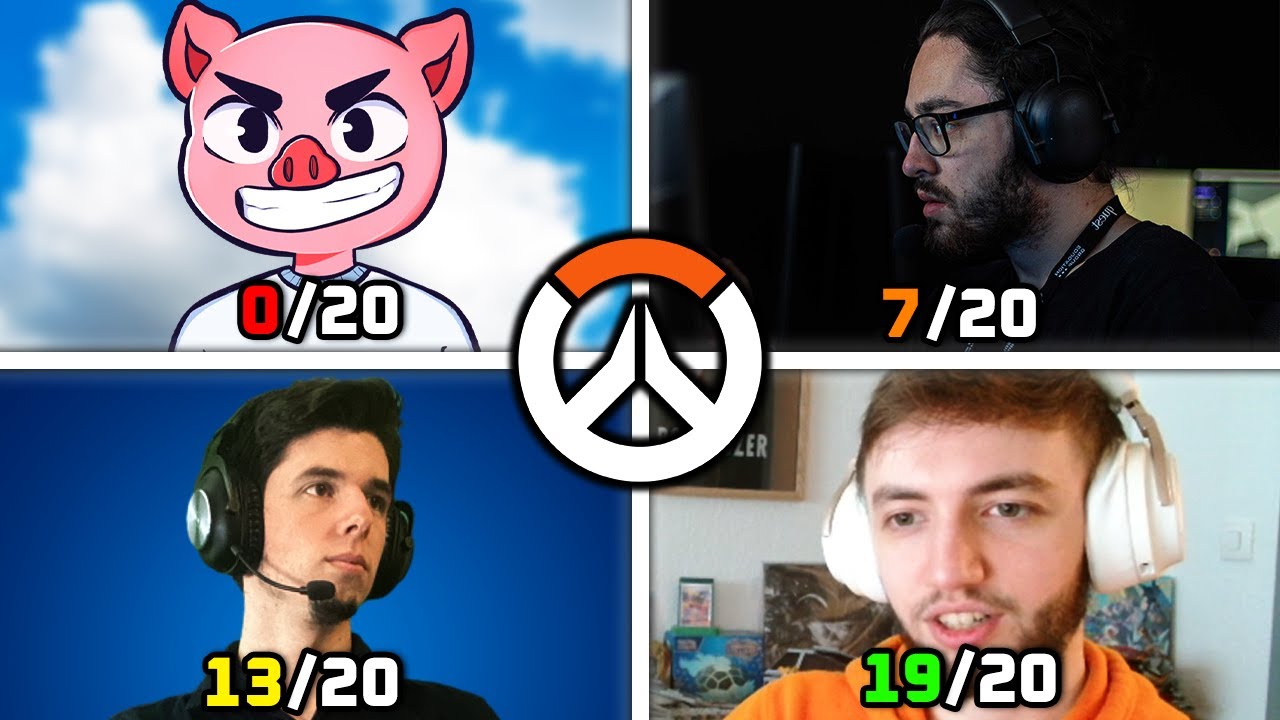 Quel STREAMER conna&icirc;t le MIEUX OVERWATCH ?