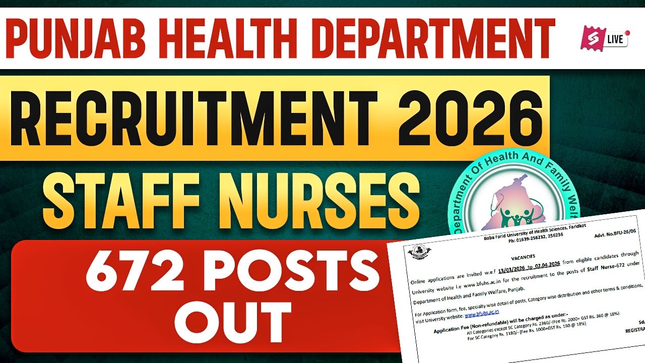 Health Department Vacancy 2026 | Punjab Health Department Jobs 2026 | Know Full Details