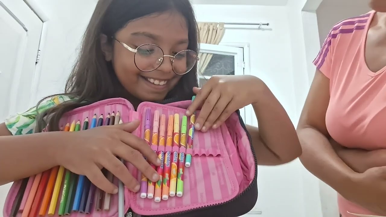 Arrumando o meu material escolar 2026