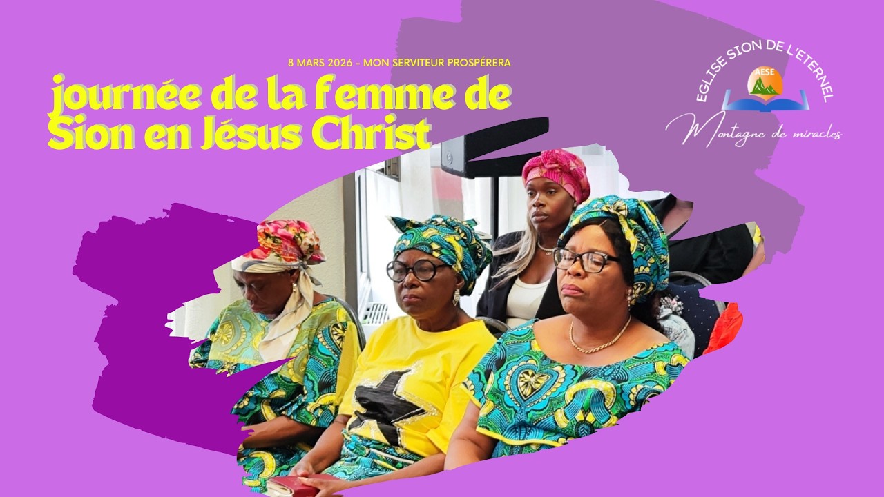 Bienvenue au Culte dominical du 08 Mars 2026