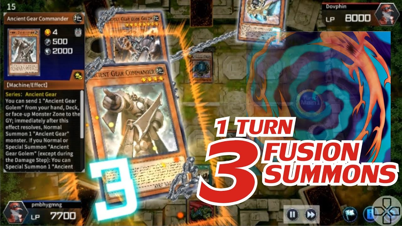imagine new ancient gears in master duel that DO 3X FUSION IN A TURN | LEDE 2024 mdpro3 60fps