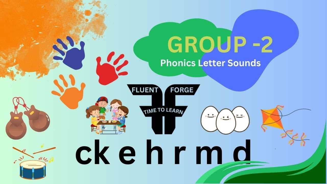 JOLLY PHONICS GROUP 2 - ck, e, h, r, m, d | Fluent Forge KOMAL SHARMA