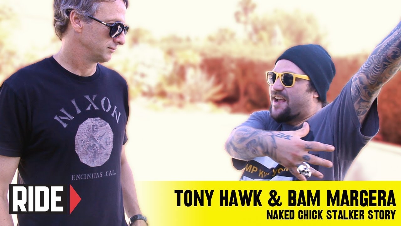 Bam Margera Tells Tony Hawk The Naked Stalker Chick Story