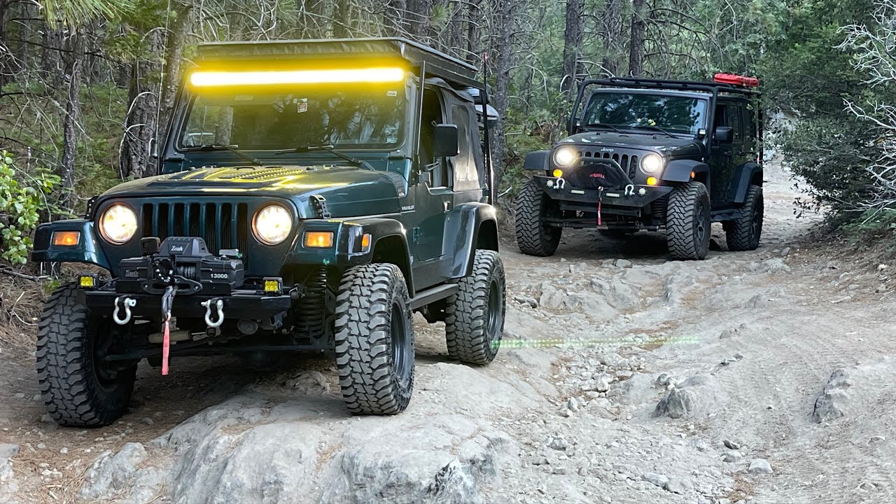 Epic Offroad Camping Adventure Along The Rattlesnake Creek 4x4 Trail In Our Jeep Wranglers Tj & JK
