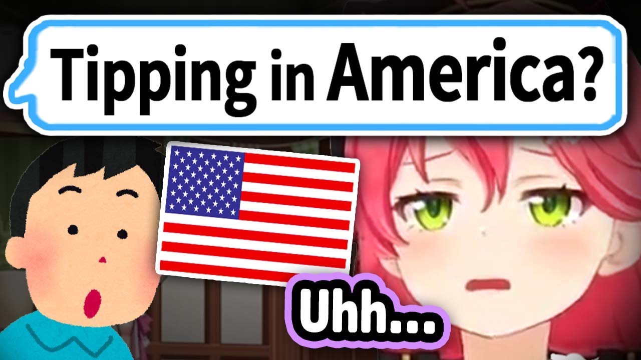 Miko's Reaction To American Tipping Culture【Hololive】