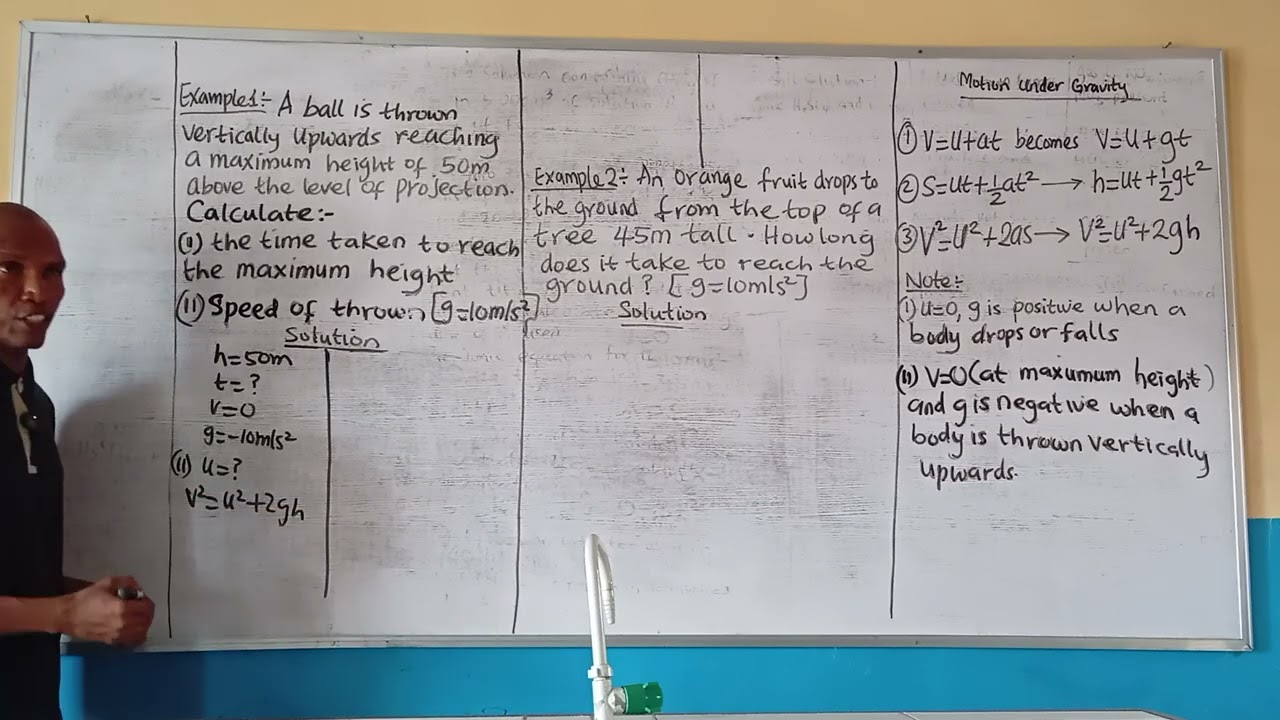 PHYSICS|MOTION UNDER GRAVITY 2
