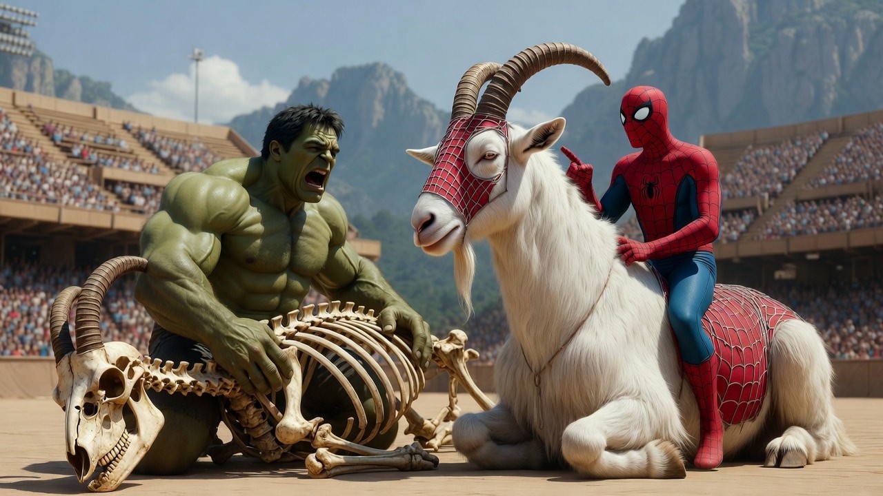 🕷️🐐 SPIDERMAN Wins The Magic Legendary Pegasus Racing Championship | Epic Racing Challenge