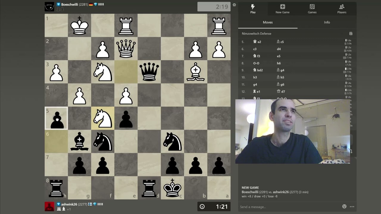 Chess - Passed Pawn Pressure in an Endgame Skirmish