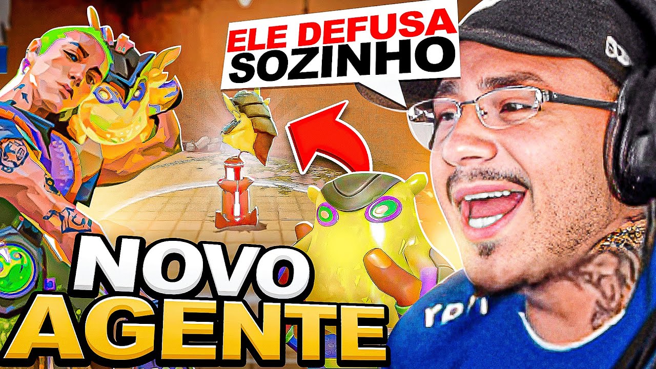 MOSTRANDO o NOVO AGENTE *GEKKO* DO VALORANT!
