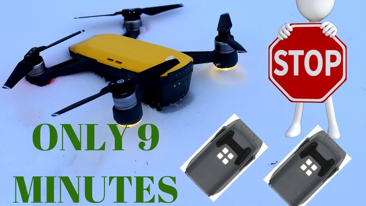 DJI Spark Range test and Battery Test in cold weather conditions
